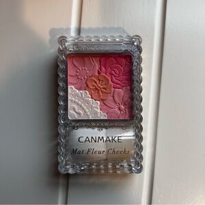 Mat Fleur Cheeks Blush Palette - Pink and Orange